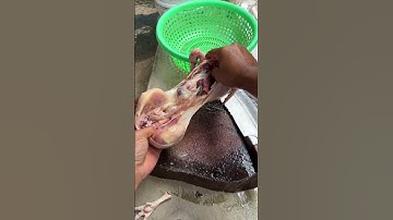 Super fast chicken cutting, please try it #shortvideo