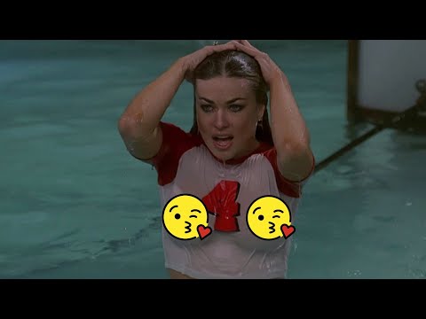 Carmen Electra Wet T-Shirt Pool Scene | My Boss's Daughter | La Hija De Mi Jefe | HD