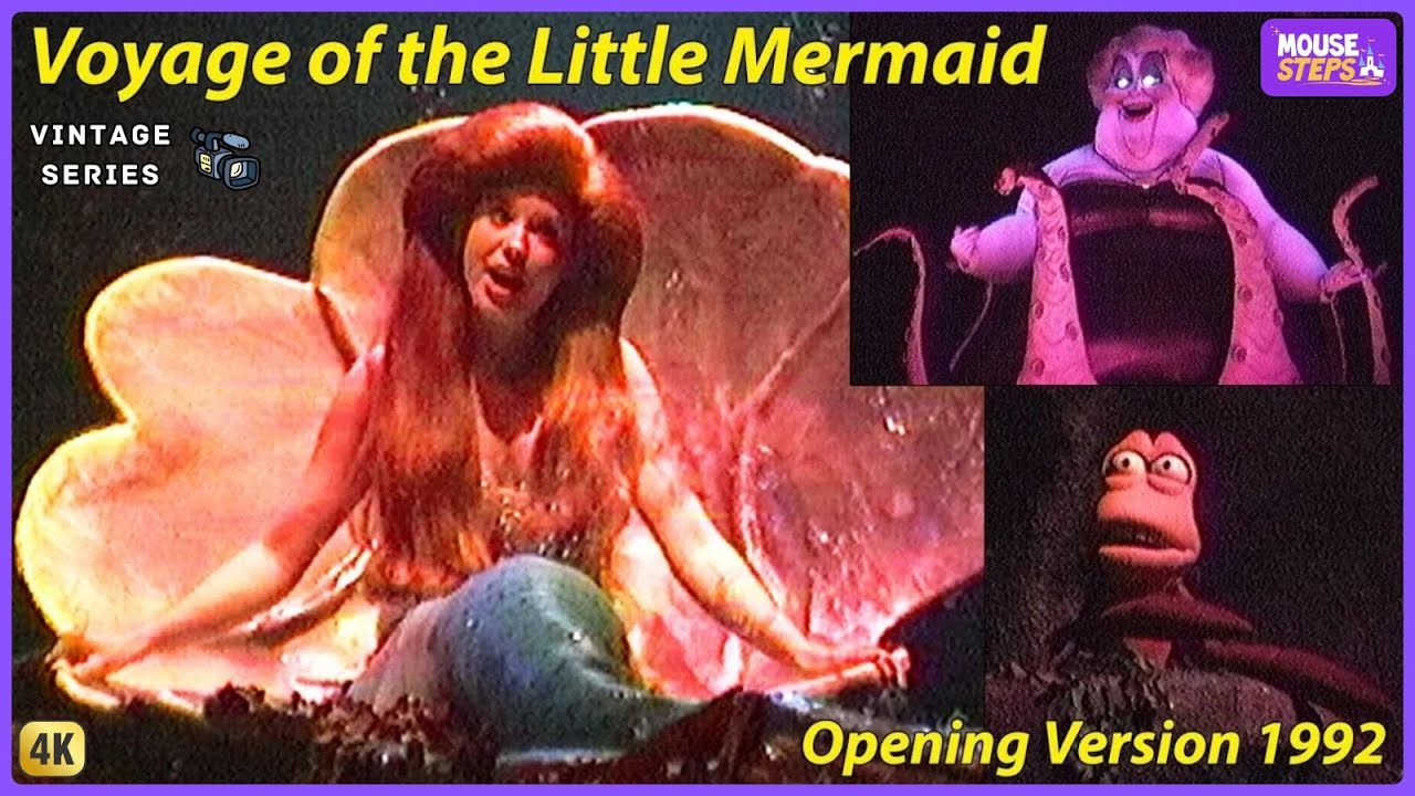 Voyage of the Little Mermaid Show - Disney-MGM Studios, 1992 Original Opening Version - Disney World