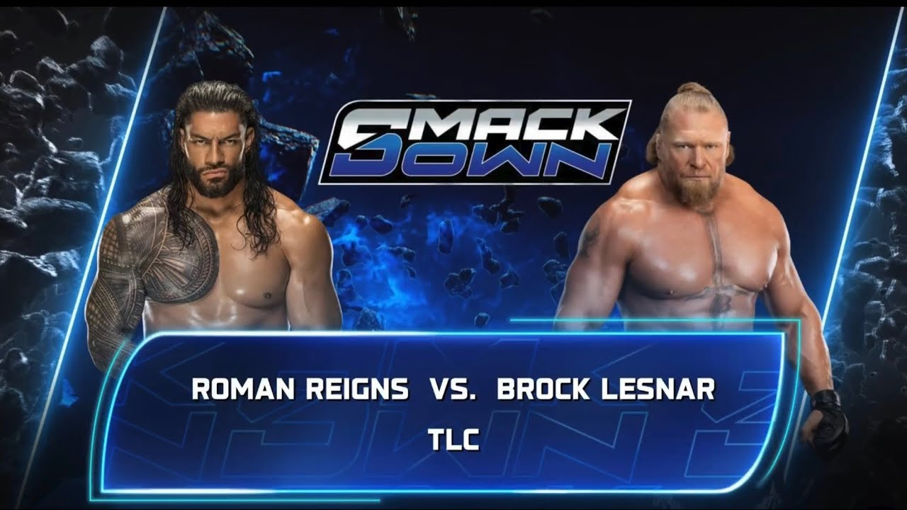 ROMAN REINGS VS BROCK LESNAR TLC MATCH FULL HD 4K— WWE 2K26 —- WWE FULL HD 4K!! #wwe #viral 
