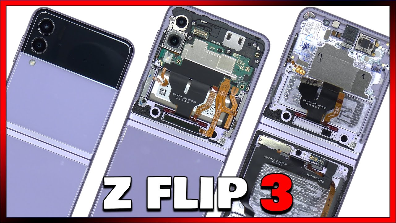 Samsung Galaxy Z Flip 3 5G Disassembly Teardown Repair Video Review -  YouTube