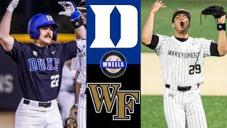 #12 Duke vs #1 Wake Forest (Chase Burns was DOMINANT!) | 2024 College Baseball Highlights