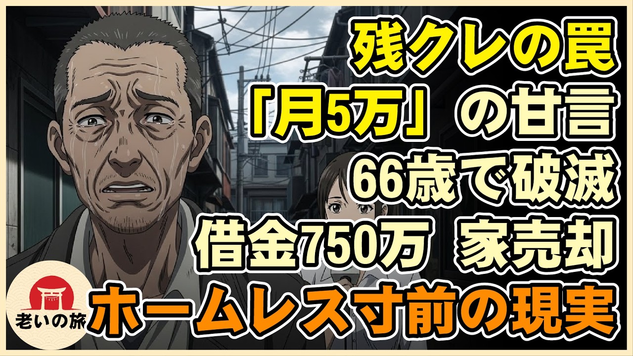【漫画】「保険はおりません」濁流に消えた800万…見栄で高級車を買った66歳警備員の“地獄ごっこ”がエグすぎる【シニアライフ】【60代以上の方へ】