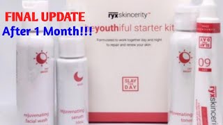 RYX Skincerity Rejuvenating Set Final Review  AFTER ONE MONTH