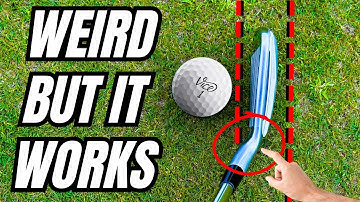 The WEIRD ADJUSTMENT that gets you hitting a DIVOT EVERY TIME with your IRONS!!