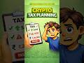 Crypto tax planning. #shorts #cryptoindia