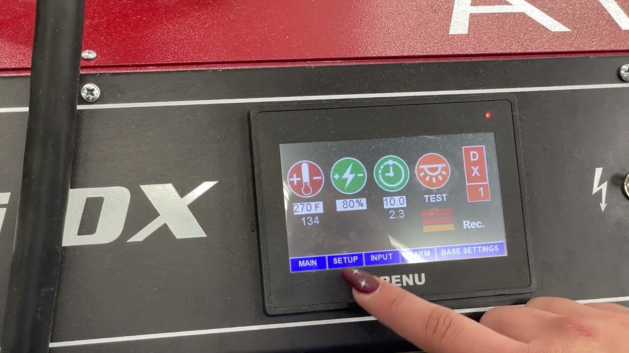 Screen Printing | Red Chili DX | How to turn sections on and off