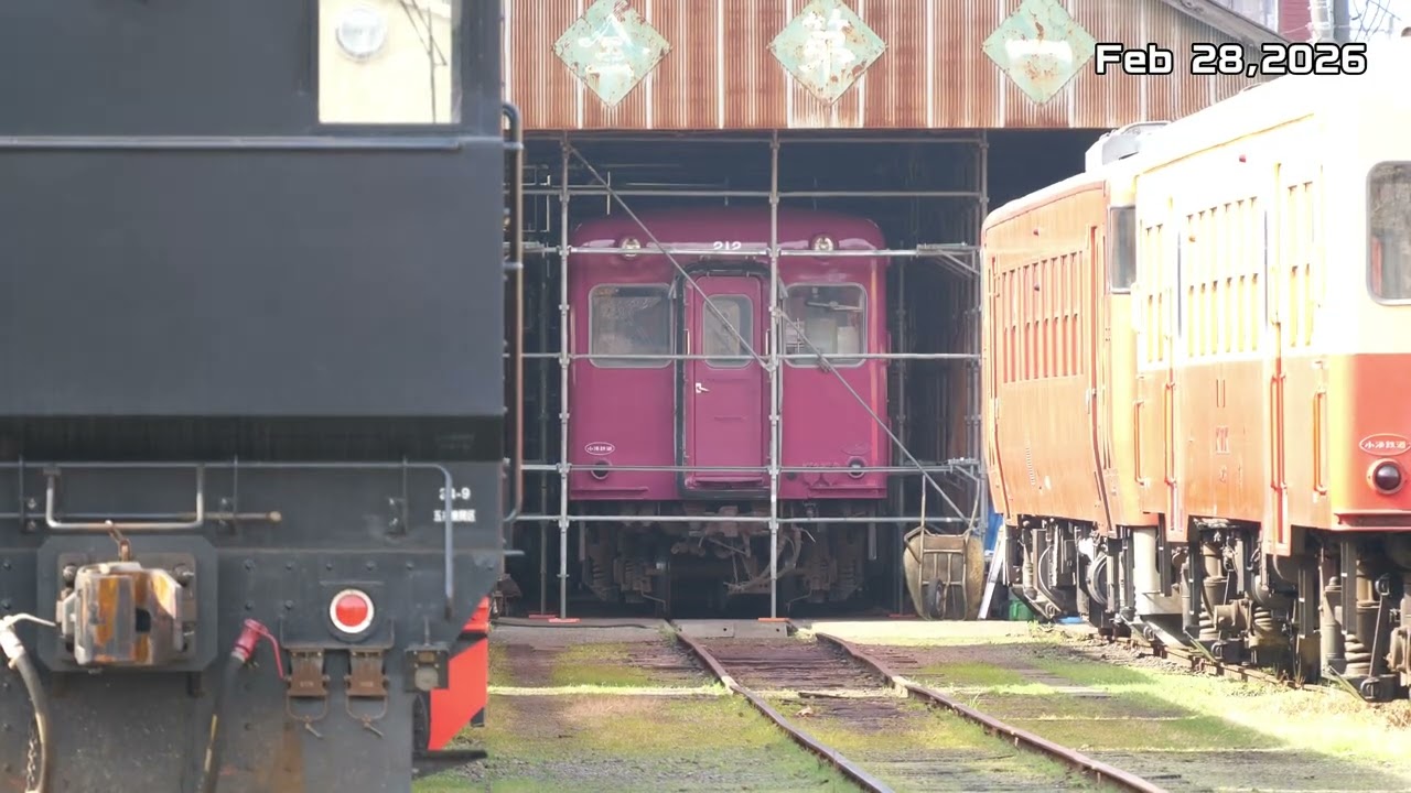 衝撃の新塗装!!～キハ212塗装完了？ #小湊鐵道 #キハ200 #補修