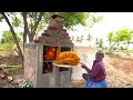BUILT AN OVEN AND ROAST WHOLE GOAT | Grilled Mutton Recipe Cooking in Village/Whole Lamb Roast