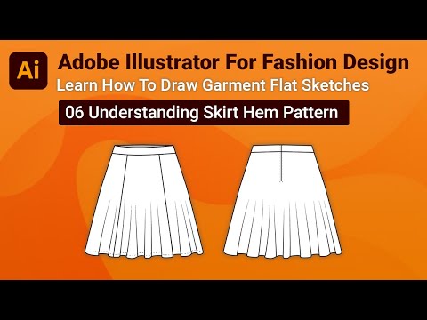 Premium Vector | Pleated skirt technical fashion illustration skirt vector skirt  draw