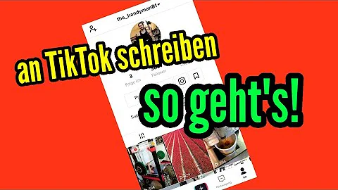 Wie kann man jemanden auf TikTok Privat anschreiben?