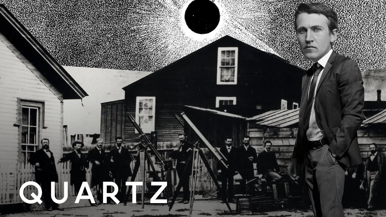 Солнечное затмение, подарившее нам лампочку