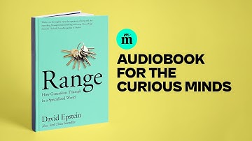 Range - The Surprising Truth About Early Specialization (Audiobook)