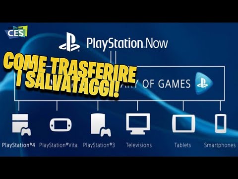 Come trasferire i salvataggi sul cloud PSN (e viceversa) !