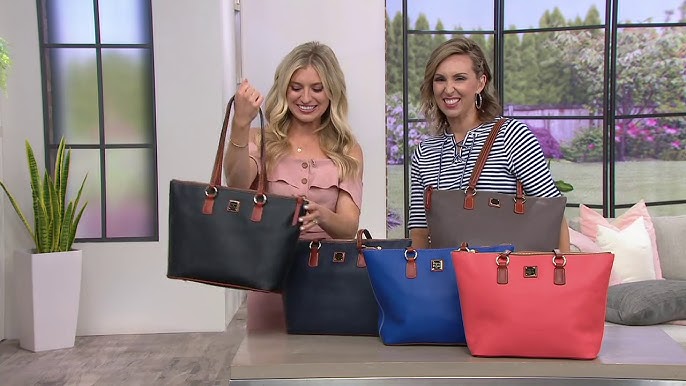 Dooney & Bourke Saffiano Leather Shoulder Bag - Ashby on QVC 