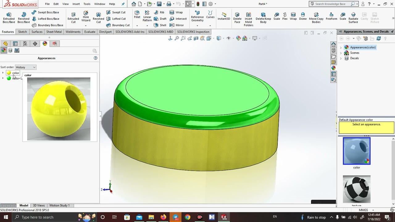 Color Configuration with SOLIDWORKS - YouTube