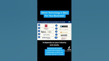 What are the Best ERP Systems and Digital Transformation Technologies in the Market?