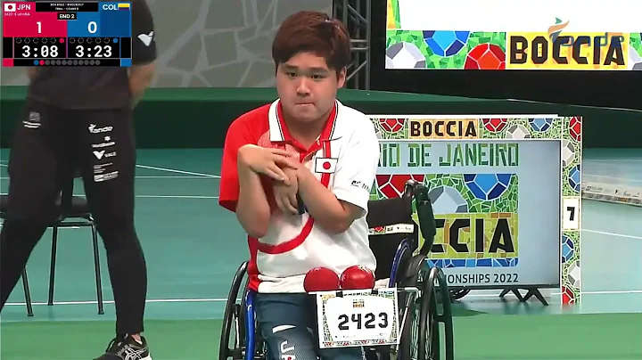 World Boccia Championships 10.12.2022. Final Shunsuke Uchida (JPN) vs. Euclides Grisales (COL) (BC4)