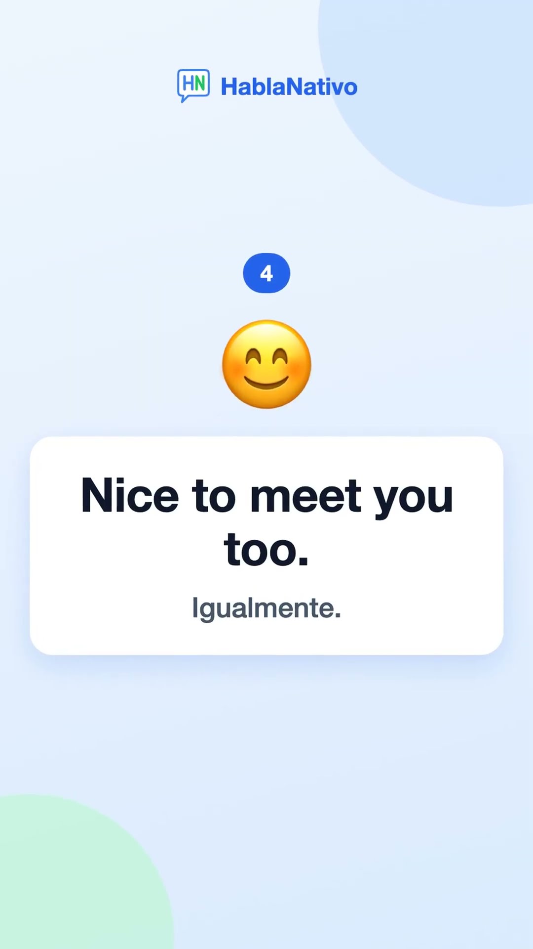 Mini clase: Cómo presentarte en inglés en 20 segundos