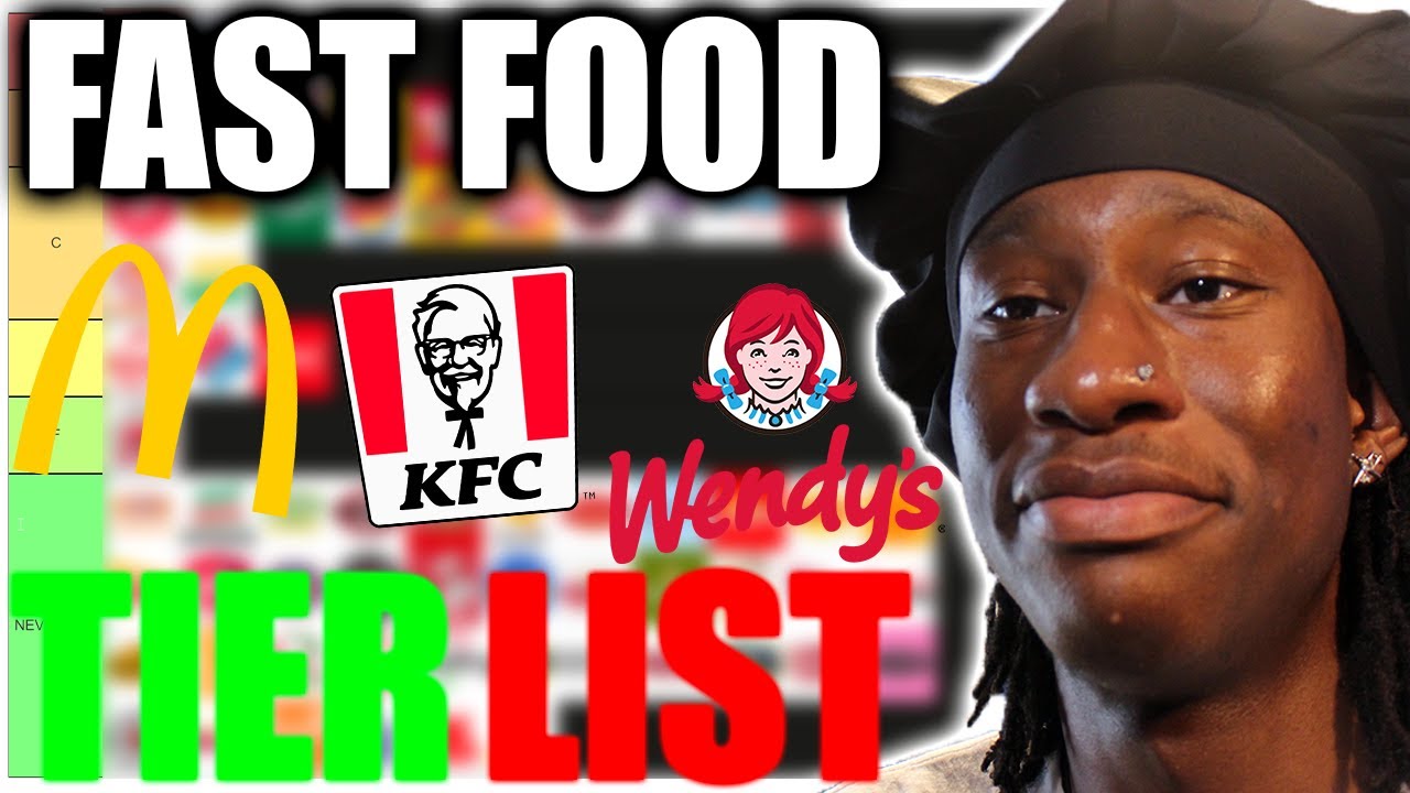 The Most WILD Fast Food Tier List YouTube The Most WILD Fast Food Tier List YouTube
