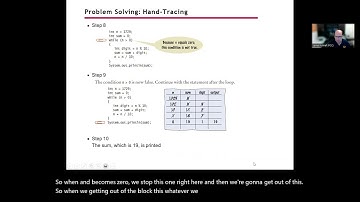 Big Java Chapter 6 Loops -  Part 2 – Hand Tracing