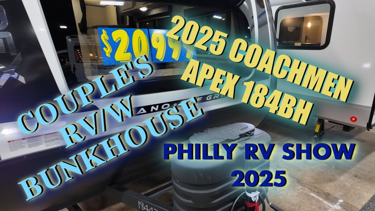 COACHMEN APEX 184BH - Great Solo/Couples RV with Bunks - Sub $25K  