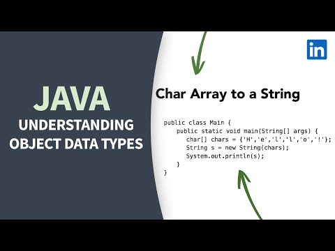 Video: Je objekt datovým typem v Javě?