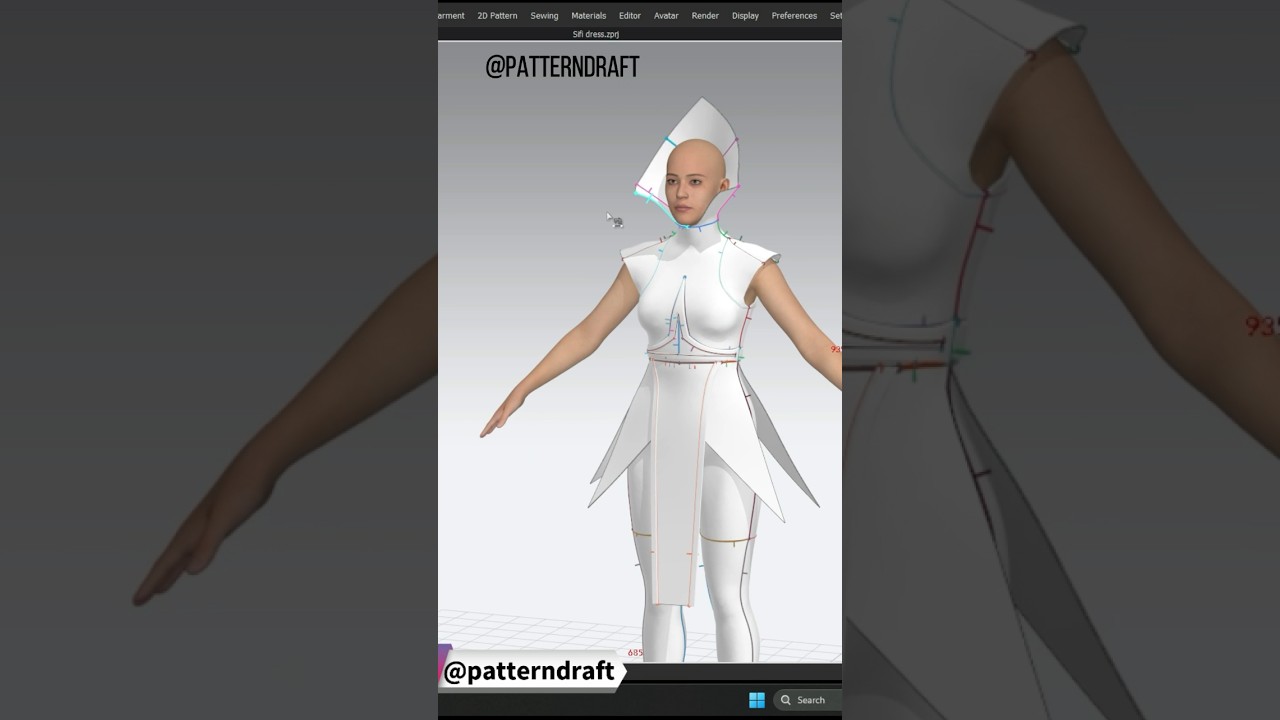 Workflow of Digital fashion using CLO 3D 