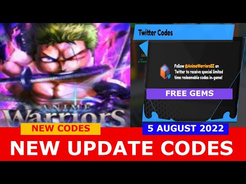 NEW UPDATE CODES *FREE GEMS* [🌟RELEASE] ALL CODES! Anime Warriors ROBLOX