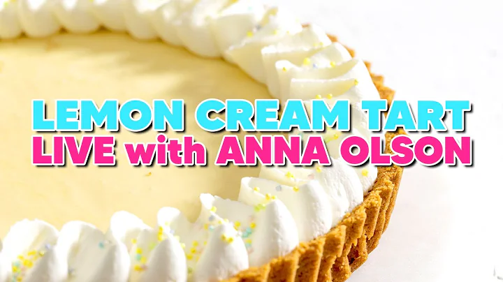Lemon Cream Tart, Made LIVE by Anna Olson!