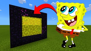 How To Make A Portal To The NEW Spongebob Squarepants Dimension in Minecraft!