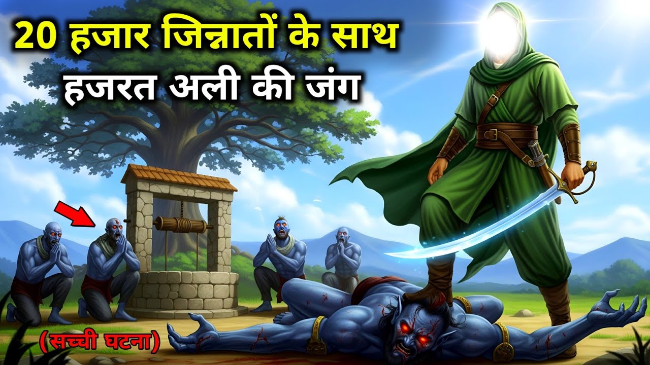20 Hazar Jinn Ke Saath Hazrat Ali Ki Jung | Hazrat Ali ka Waqia | Islamic Story Hindi