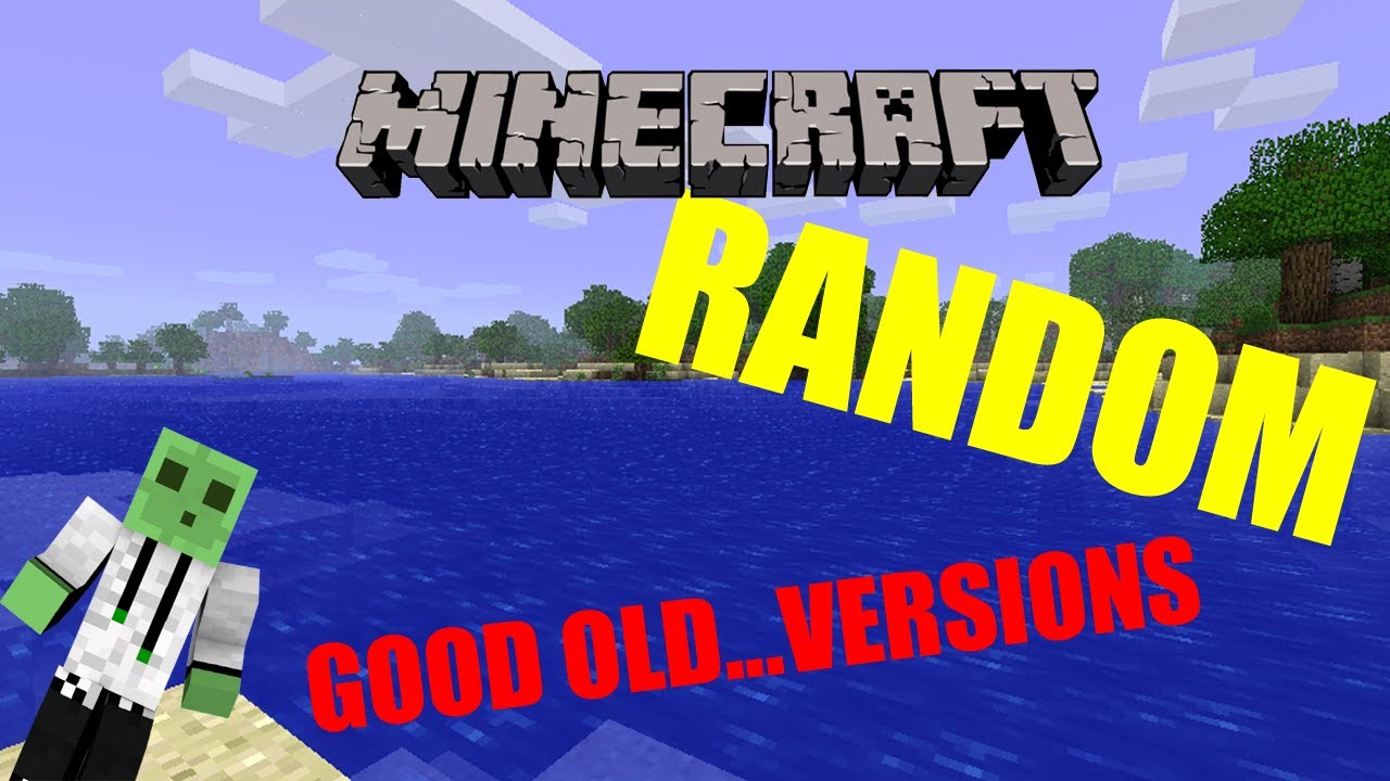ALTE MINECRAFT VERSIONEN - Nostalgie [German|HD]