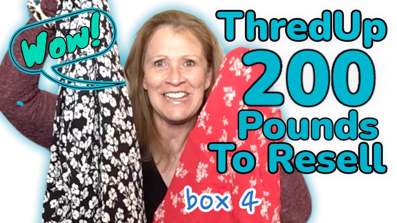 WOW! ThredUp 200 Pound Bulk Women's Mystery Rescue Box Box 4 of 4
