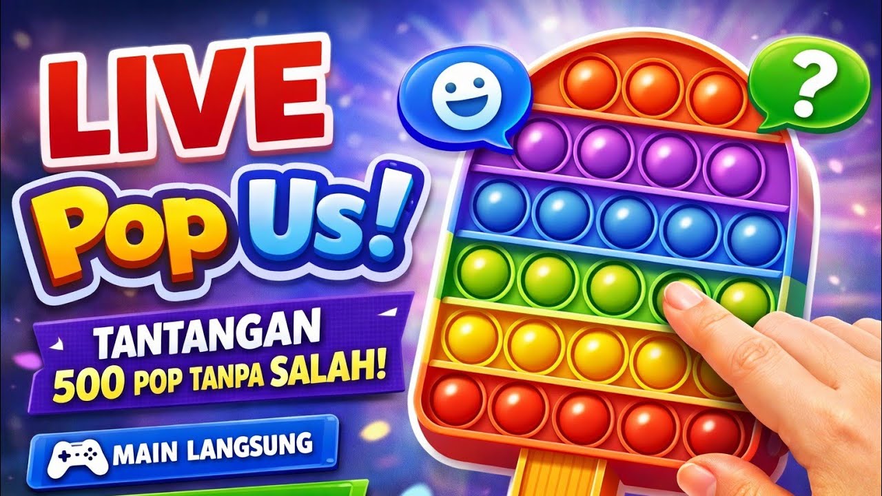 LIVE Pop It Game 🎮 Play Casually + Chat | Relaxing Gameplay part 6