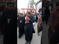 کرسچین کی راولپنڈی جلوس ماتم دس محرم 2018 ہیں شرکت