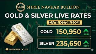 🛑"Live Gold & SilverRate 07/09/2026 #Shreenavkarbullion #goldliverate #silverliverate screenshot 5