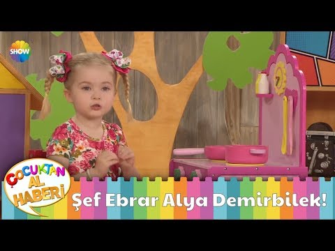 Çocuktan Al Haberi'nin Minik Şefi Ebrar Alya Demirbilek!