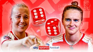 Which Arsenal player is the biggest teacher’s pet? 😅 | Beth Mead & Viv Miedema | Roll The Dice