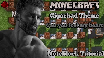 Gigachad Theme Song (Minecraft Note Block Tutorial)