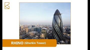 RHINO TUTORIAL : Gherkin Tower