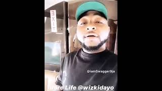 Davido wish Wizkid happy birthday