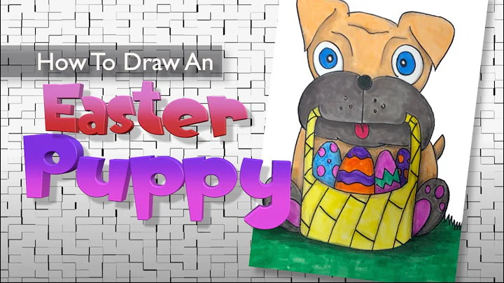 How to Draw an Easter Puppy 🐶Easy Peasy  🐶Learn How to Draw 🐰 Frazier Tales  🐶