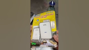 Chuông cửa không dây #chuongbaokhach #chuongbao #trick #Shorts