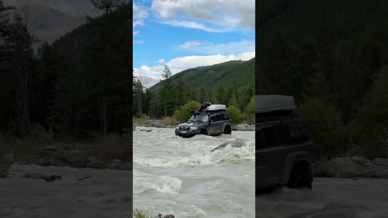 Каждый раз на те же грабли #авто #бездорожье #nissan #offroad