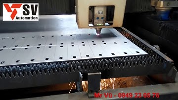 Cắt bản mã thép bằng máy CNC Laser Fiber 1500W - nhanh chóng và chính xác | Lasercut