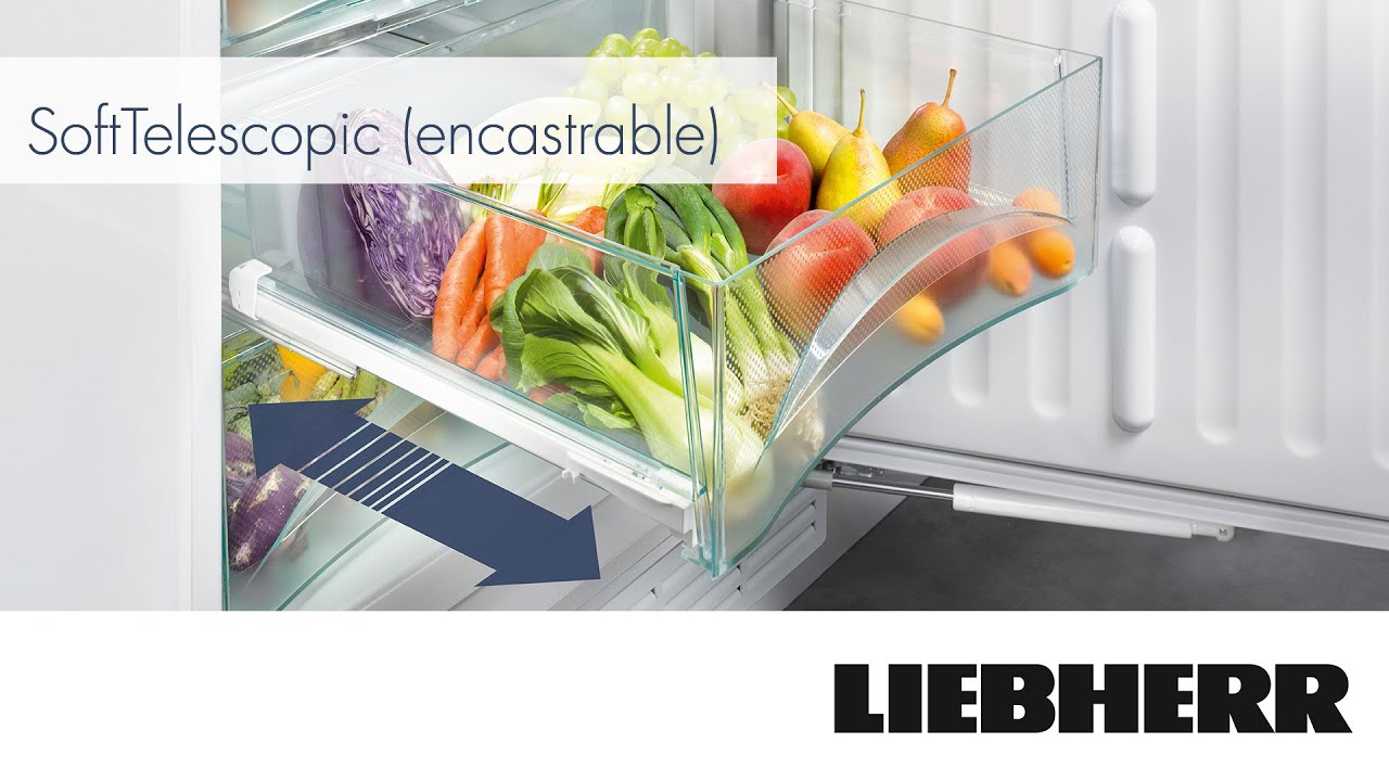 Caractéristiques Liebherr - SoftTelescopic (encastrable)