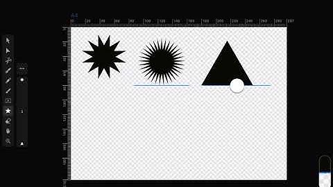 Vectornator: Drawing a Star and Triangle