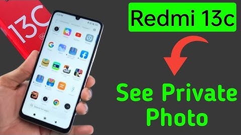 Redmi 13c private photo kaise dekhe, how to see hidden photos in redmi 13c, privacy settings use