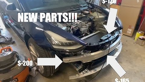 REBUILDING A TOTALED TESLA FOR MY DAD! PT3 "New Parts!"
